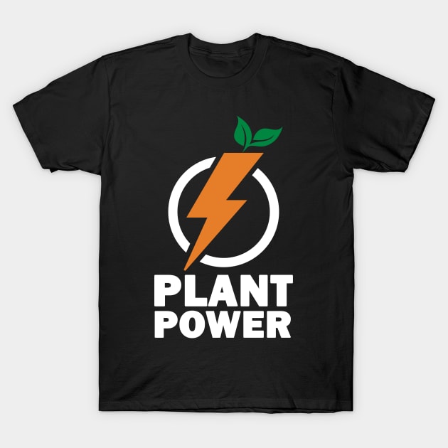 Plant Power (Carrot) T-Shirt by mbailey003